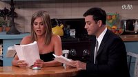 Jennifer Aniston, Courteney Cox, Lisa Kudrow and Jimmy Kimmel in Friends