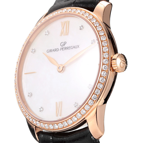 GP-Girard Perregaux/芝柏女表系列玫瑰金镶钻机械表49528D-52A-771-CK6A