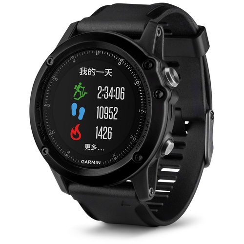 Garmin/佳明Fenix3 HR飞耐时3 HR 中文蓝宝石DLC 光电心率GPS登山跑步运动手表