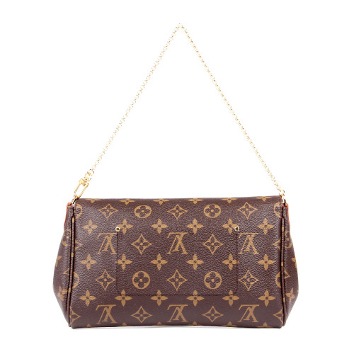 Louis Vuitton/路易威登 大号 FAVORITE Monogram 女士链条包（配皮肩带）M40718 帆布/配皮