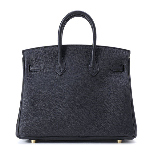 HERMES/爱马仕 Birkin25黑色 togo皮质 手提包