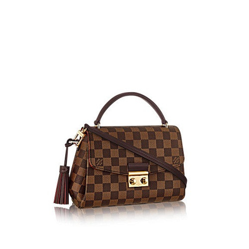 Louis Vuitton/路易威登 CROISETTE 帆布/配皮 女士2016新款邮差包/手袋 N53000