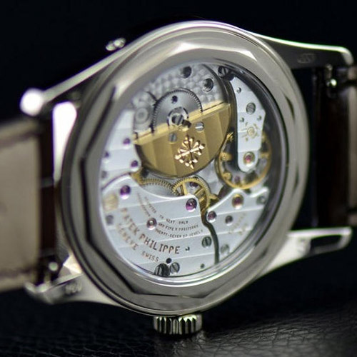 Patek Philippe/百达翡丽Calatrava系列男士机械腕表6000G