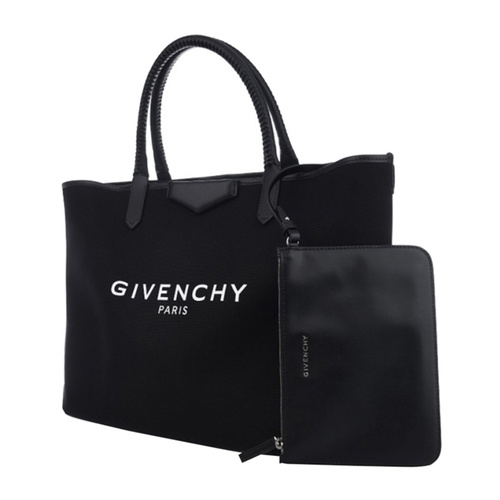 Givenchy/纪梵希 女士黑色织物/配皮手提包 %BB05323384 001