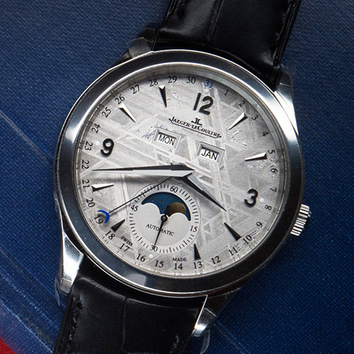 Jaeger-LeCoultre/积家大师系列男士机械腕表Q1558421陨石盘面