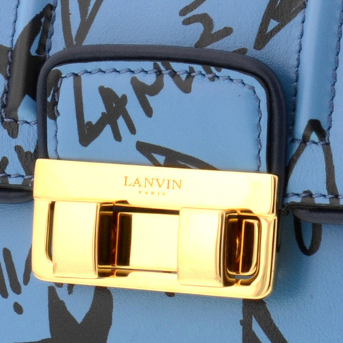 【包邮包税】Lanvin/浪凡 女士 真皮 logo点缀 印花 单肩包 BR