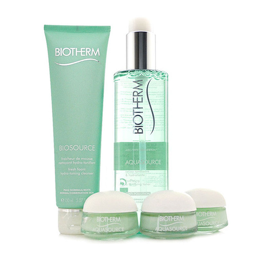 Biotherm/碧欧泉润透爽肤组合套装（洁面150ml+水200ml+水分露15ml*3））