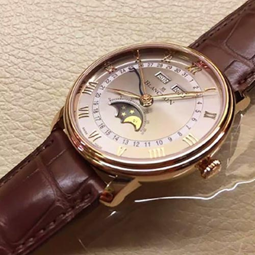 BLANCPAIN/宝珀Villeret系列男式自动机械腕表6654-3613-55B