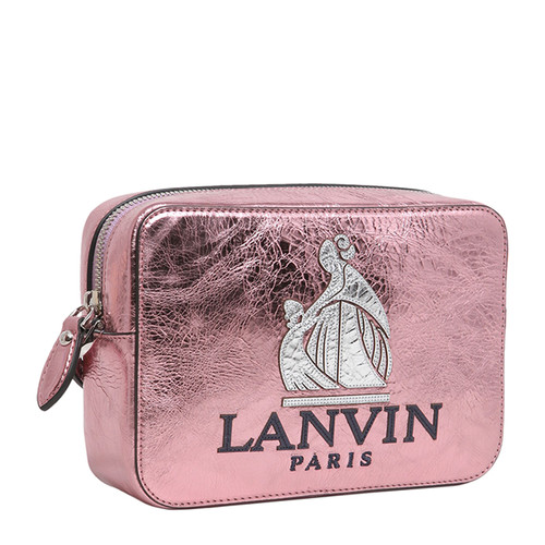 Lanvin/浪凡 女士 刺绣印花装饰 手提包 EB