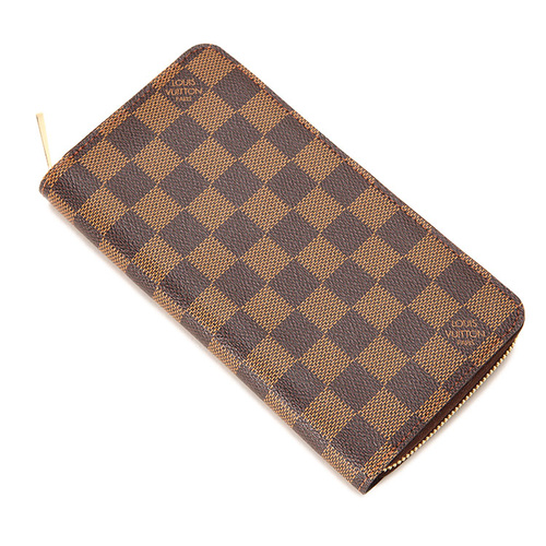 Louis Vuitton/路易威登 男士 Damier棋盘格帆布 ZIPPY 拉链钱包N60015