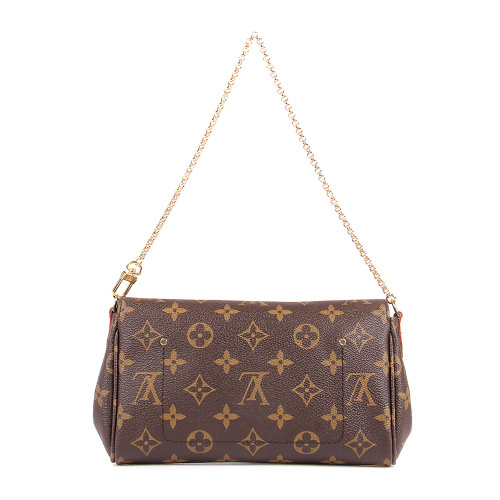 Louis Vuitton/路易威登 Monogram女士手提斜挎包（配皮肩带）M40717 帆布/配皮