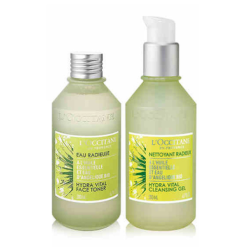 L'OCCITANE/欧舒丹天使草润透两件套装(洁面啫喱200ml+保湿水200ml）