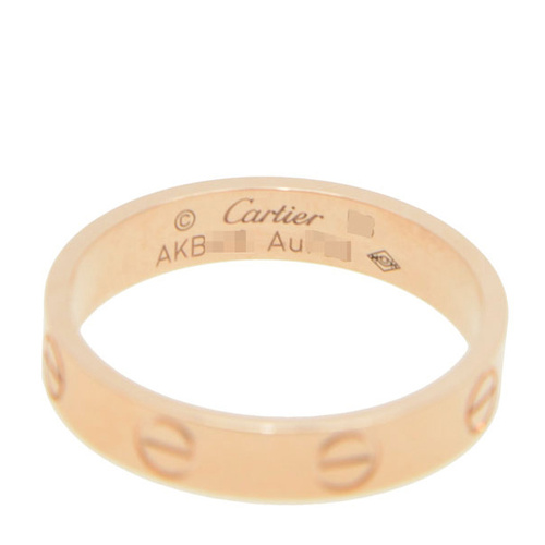 CARTIER/卡地亚LOVE系列18K玫瑰金戒指B4085200金色 48-60#