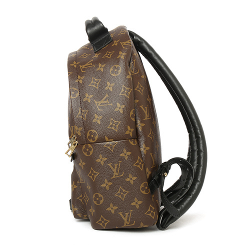 Louis Vuitton/路易威登 专柜爆款 小号老花经典女士双肩包PM Monogram Backpack M41560 帆布/配皮