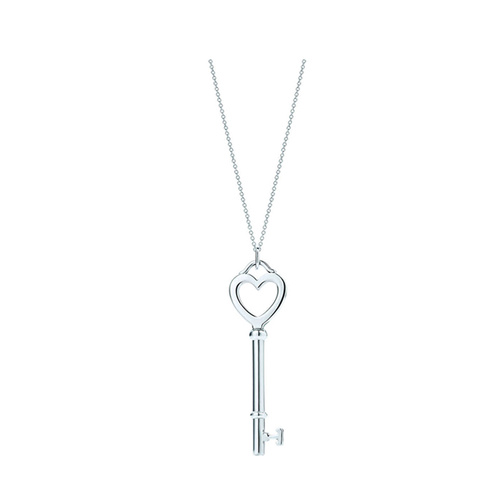 Tiffany & Co./蒂芙尼 TIFFANY KEYS 心形钥匙吊坠 吊坠24466833, 链 21771953