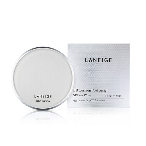 Laneige/兰芝雪润修颜气垫BB霜 #13 SPF50+ PA+++ 15克+替换装15克