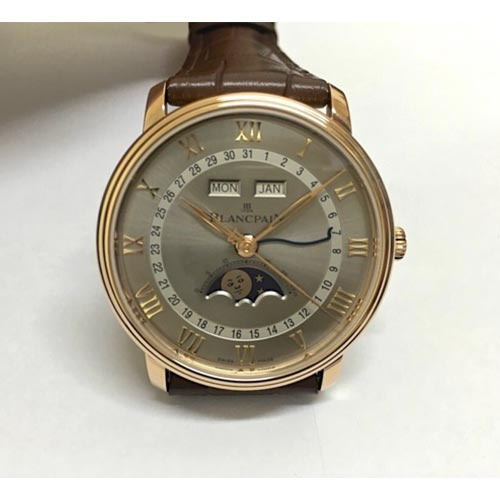 BLANCPAIN/宝珀Villeret系列男式自动机械腕表6654-3613-55B