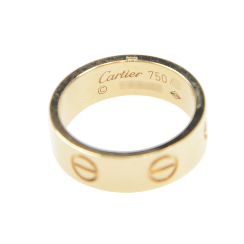 CARTIER/卡地亚 love18K黄金女性戒指\指环 B4084600