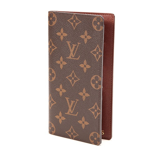 Louis Vuitton/路易威登 BRAZZA 男士 Monogram帆布 长款两折钱包 M66540