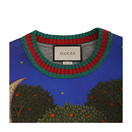 GUCCI/古驰 纯棉圆领长袖时尚休闲女士卫衣 GU2631247535 422724X5D444750